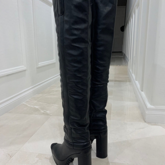 Shutz Rosalina Couros OTK Boots Nappa Leather - Picture 7 of 10